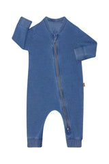 Denim Washed Zippy | Sky Blue Denim