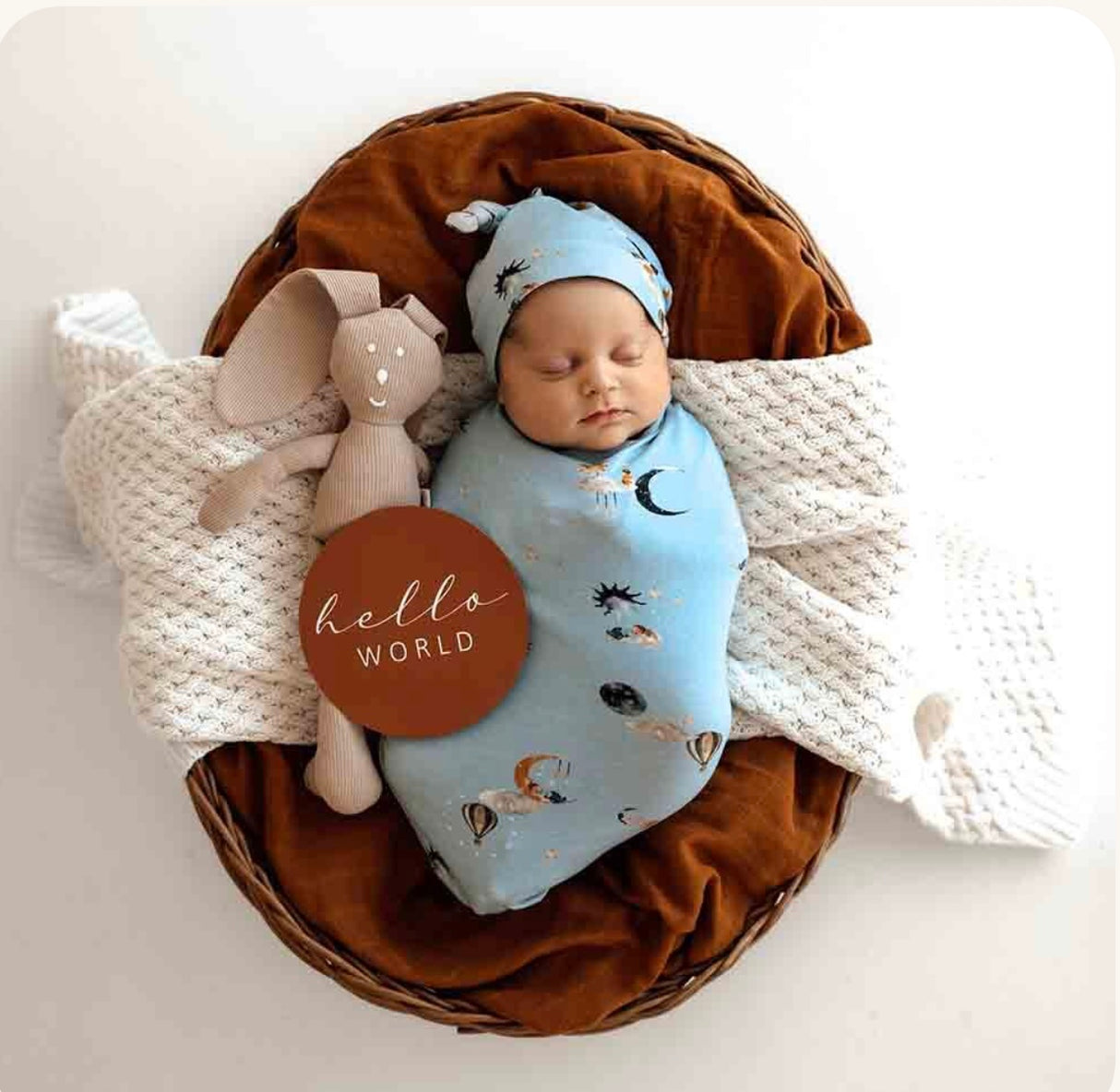 Snuggle Swaddle & Beanie Set | Dream