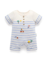 Resort Growsuit l Pacific Mini Stripe