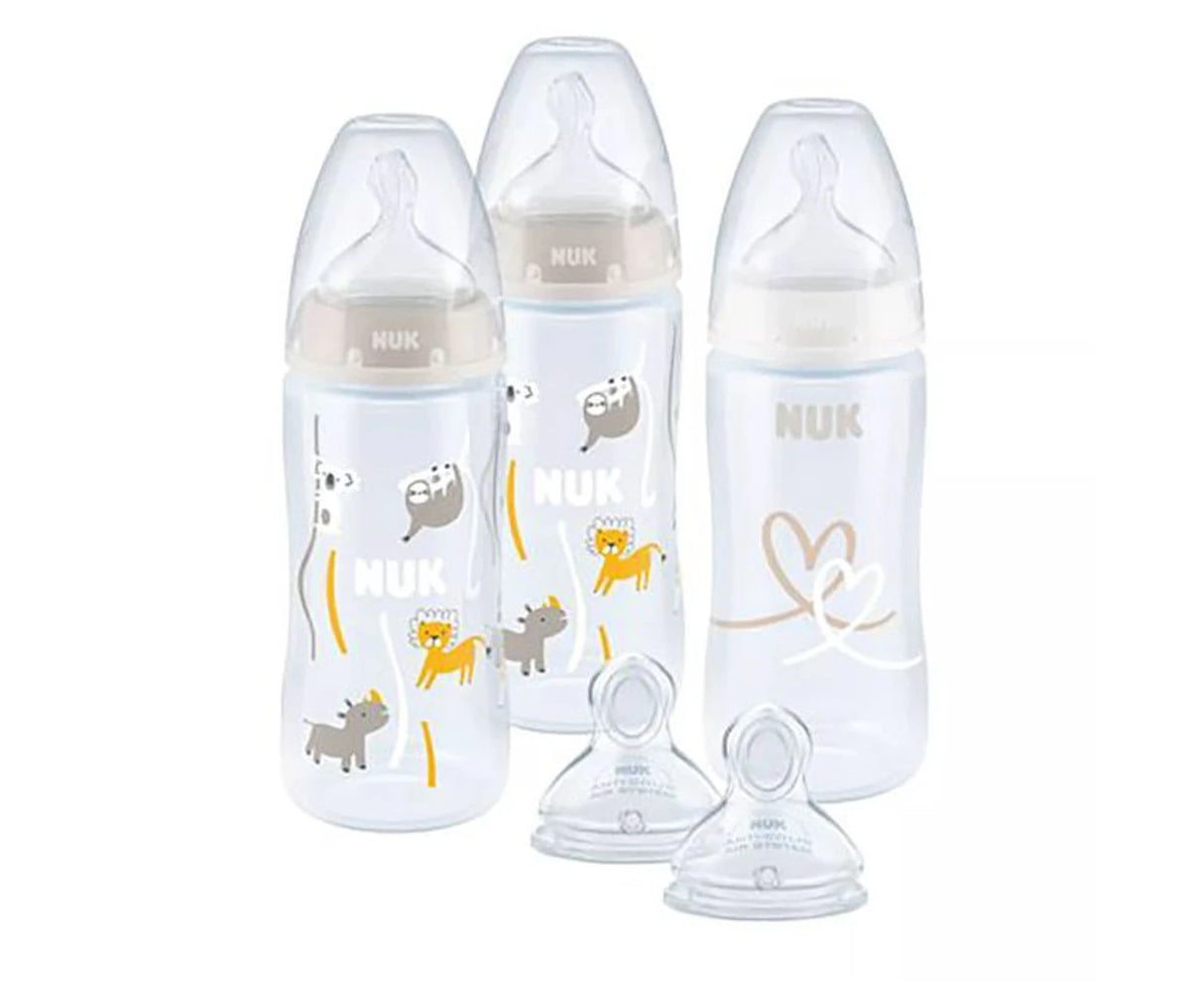 First Choice + PP Bottle Trio Set 0-6m | White