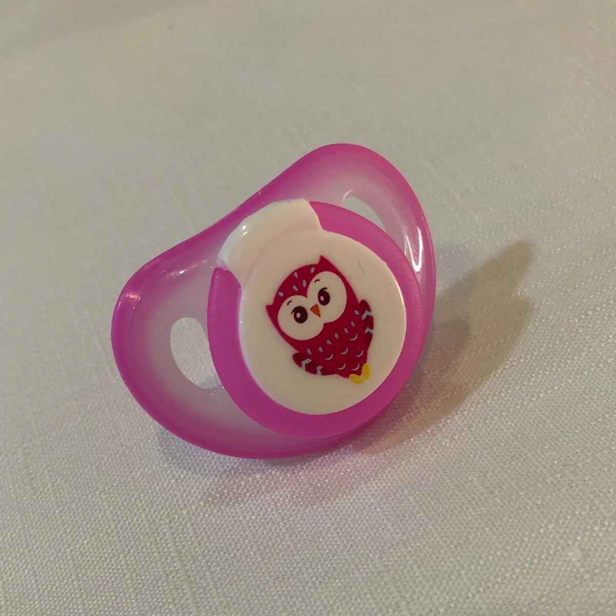 Dymples Silicone Soother - Pink Owl