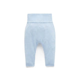 Essentials Newborn Legging | Pale Blue Melange