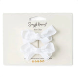 Piggy Tail Hair Clips (Pair) | White