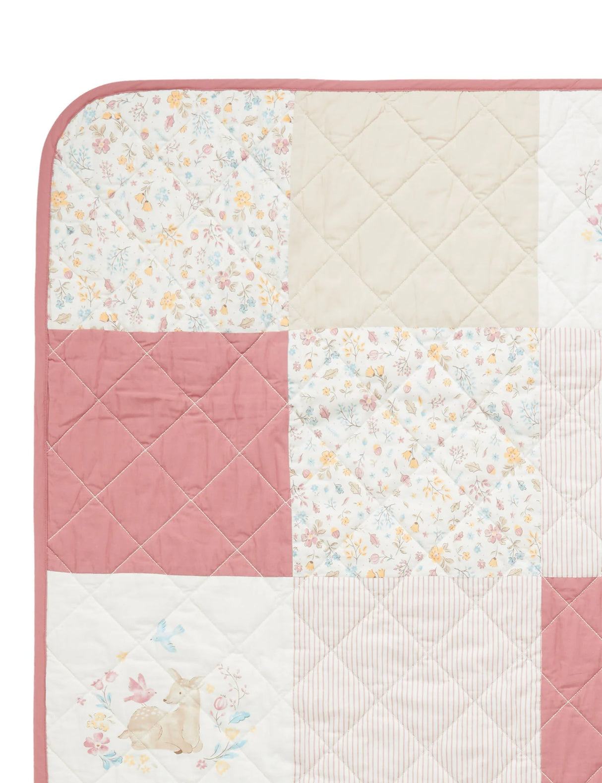 Reversible Quilted Coverlet | Posy