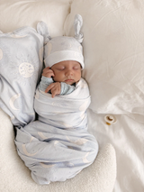 Swaddle Set | Celestial Blue