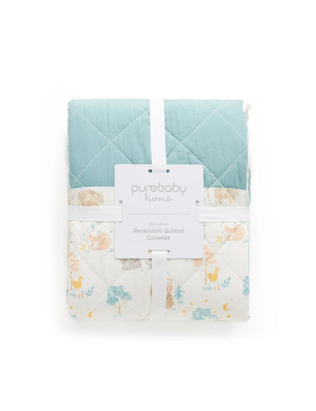 Reversible Quilted Coverlet | Little Nap