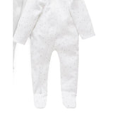 2 Pack Zip Growsuit | Pale Grey Melange