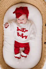 Santa Baby' Chunky Knit Jumper | Snow