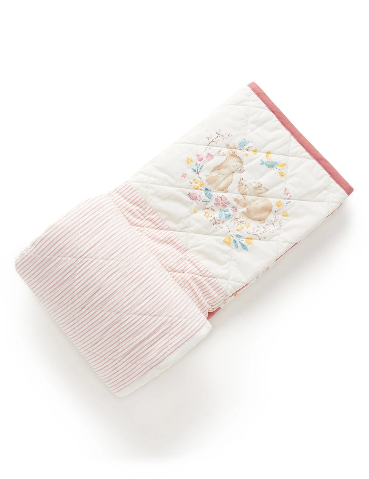 Reversible Quilted Coverlet | Posy