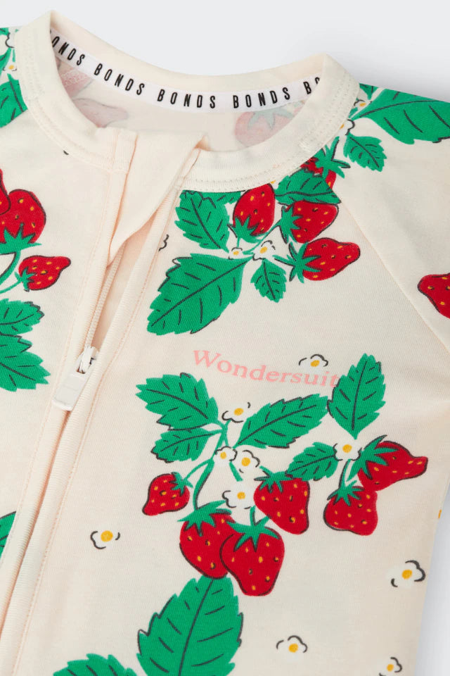 Zip Wondersuit | Strawberry Sweet Fields