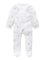 Zip Growsuit | Pale Grey Tree