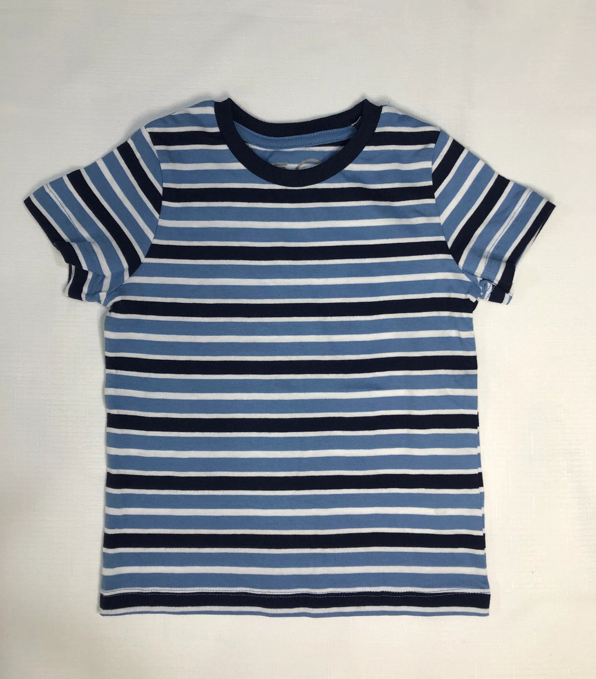 Stripe Stretch Tee | Blue