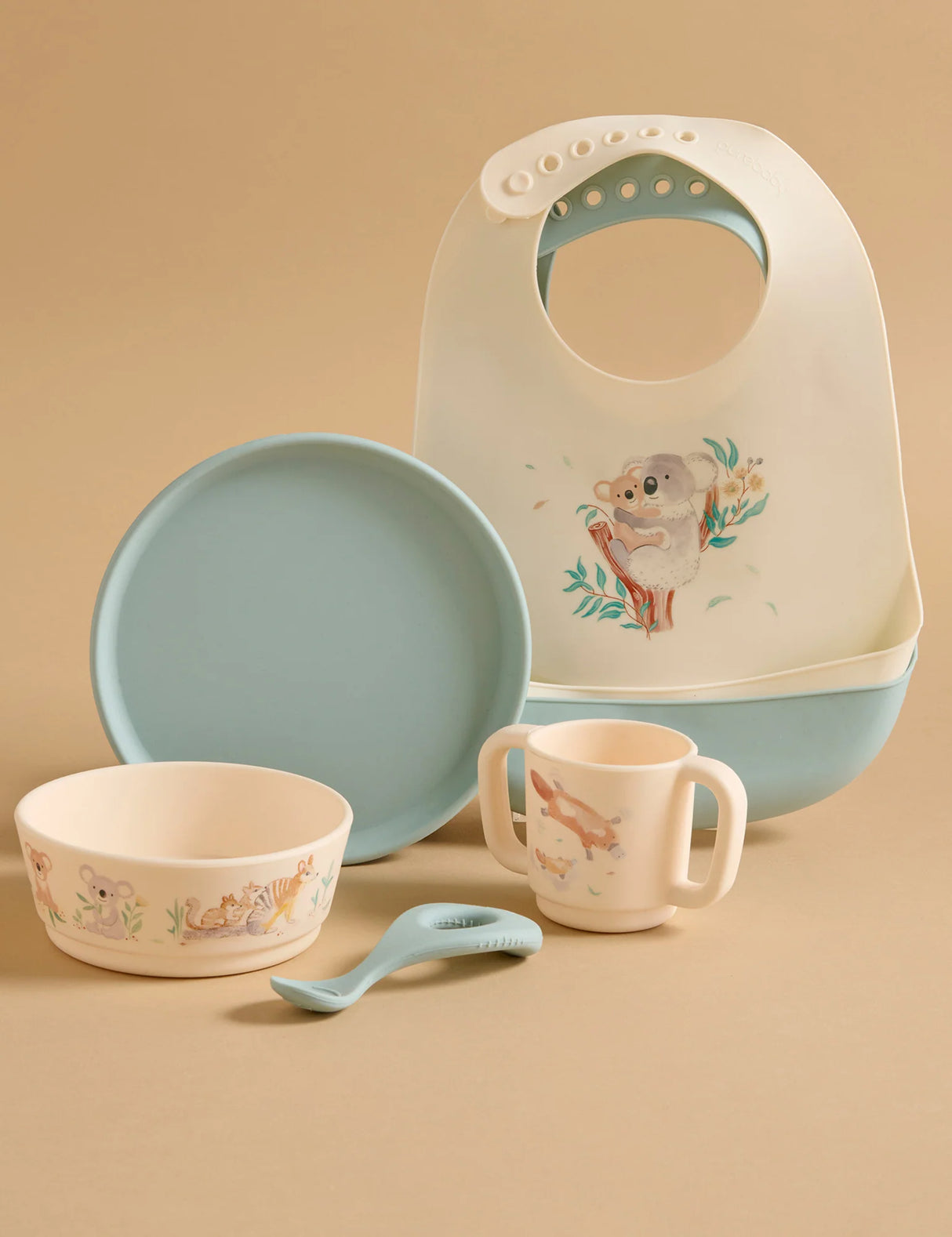 2 Pack Silicone Bib | Koala