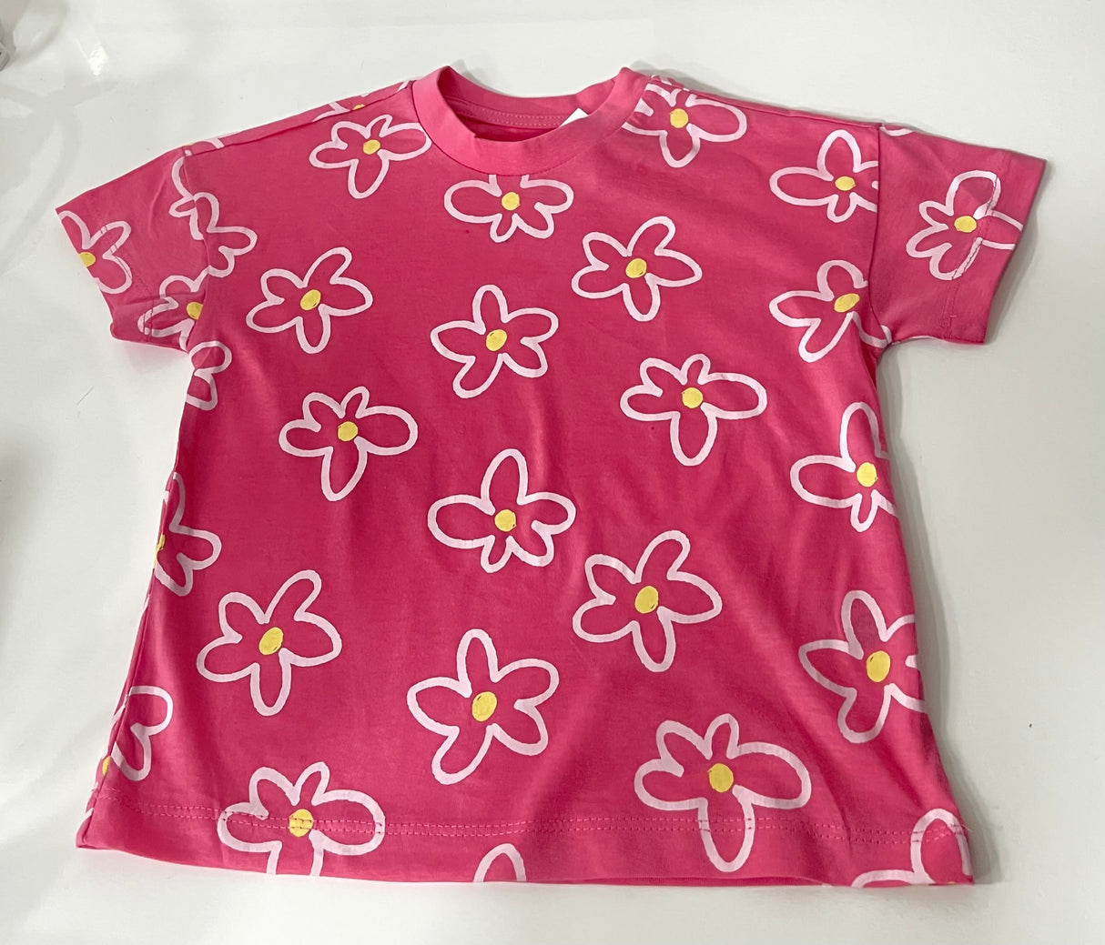 Giros Printed Top | Bubblegum