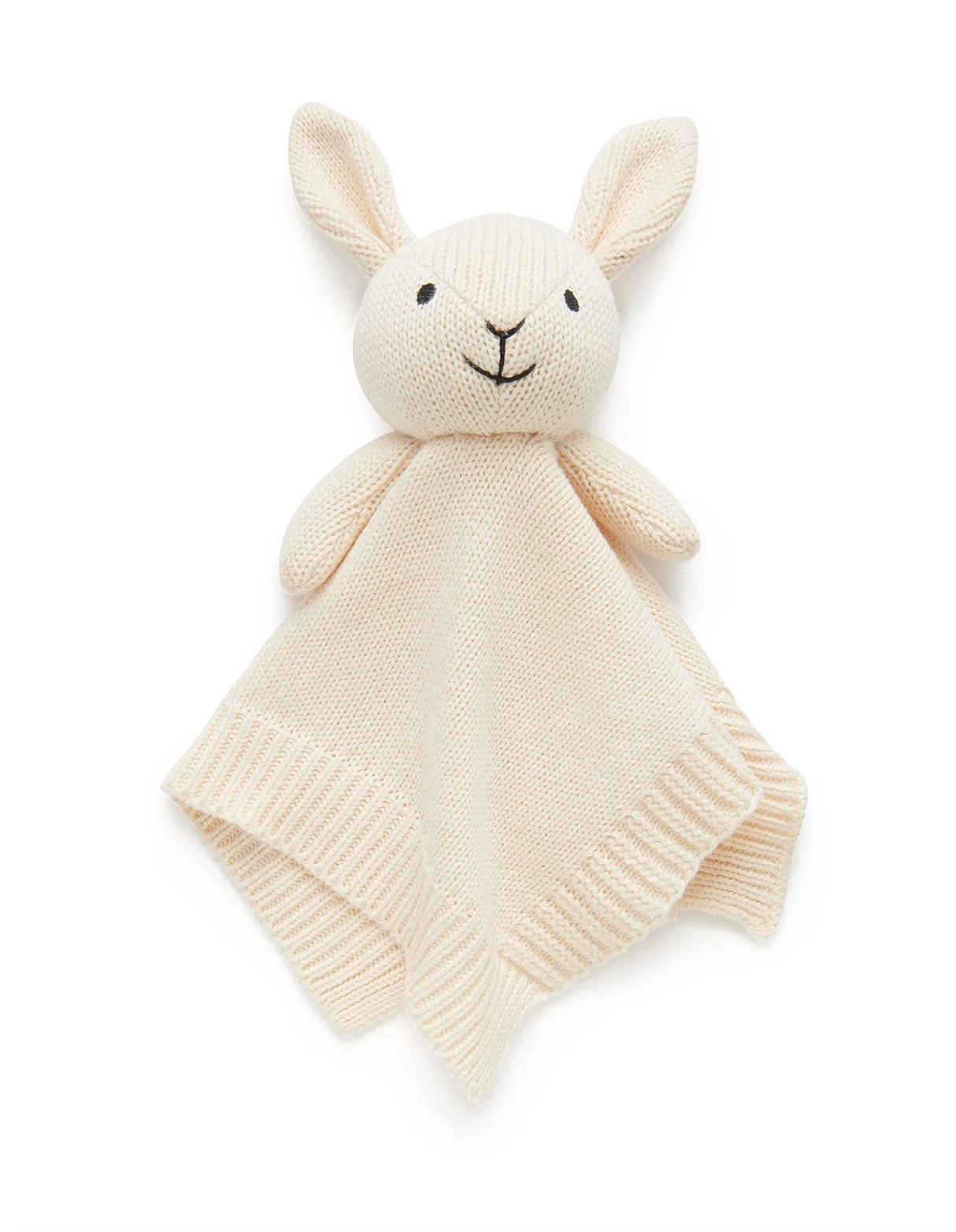 Knitted Bunny Comforter | Cloud