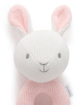 Knitted Rattle | Pink Rabbit