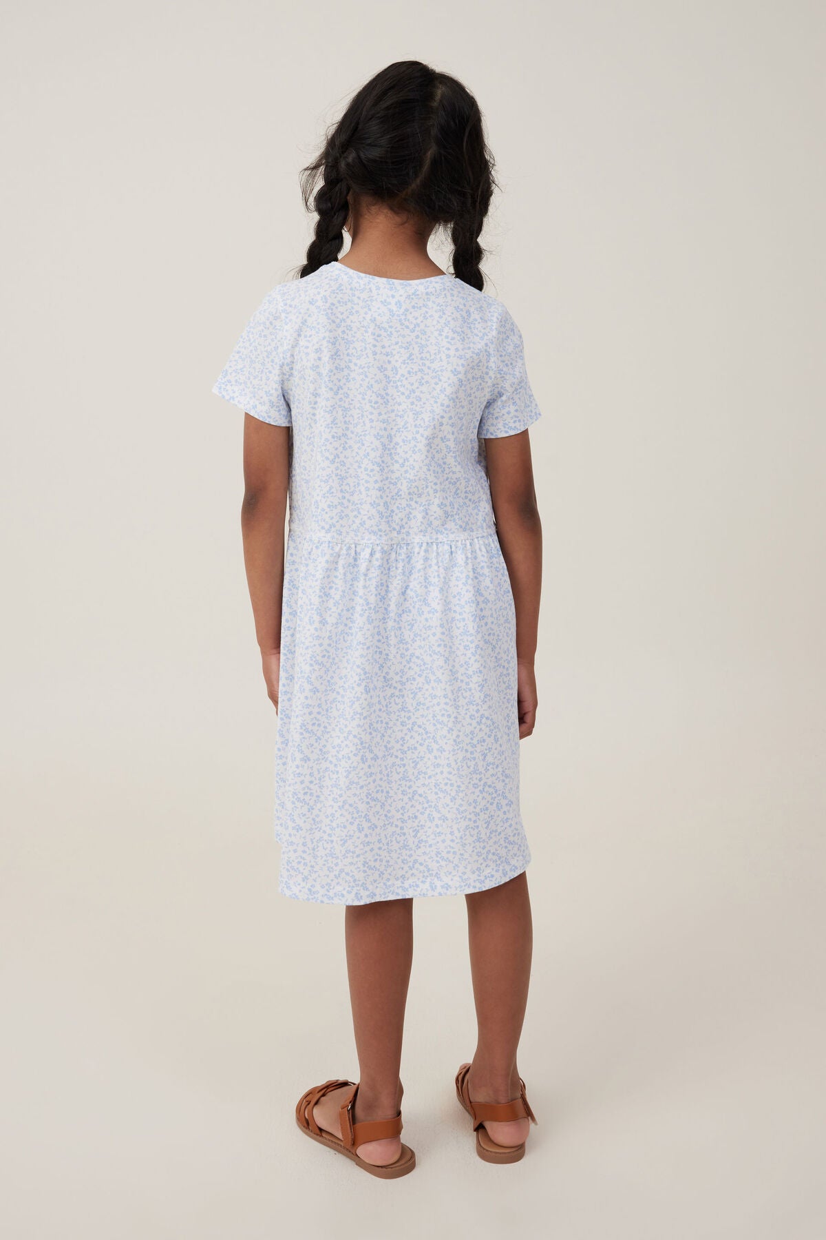 Freya Short Sleeve Dress | Vanilla/Clara Ditsy