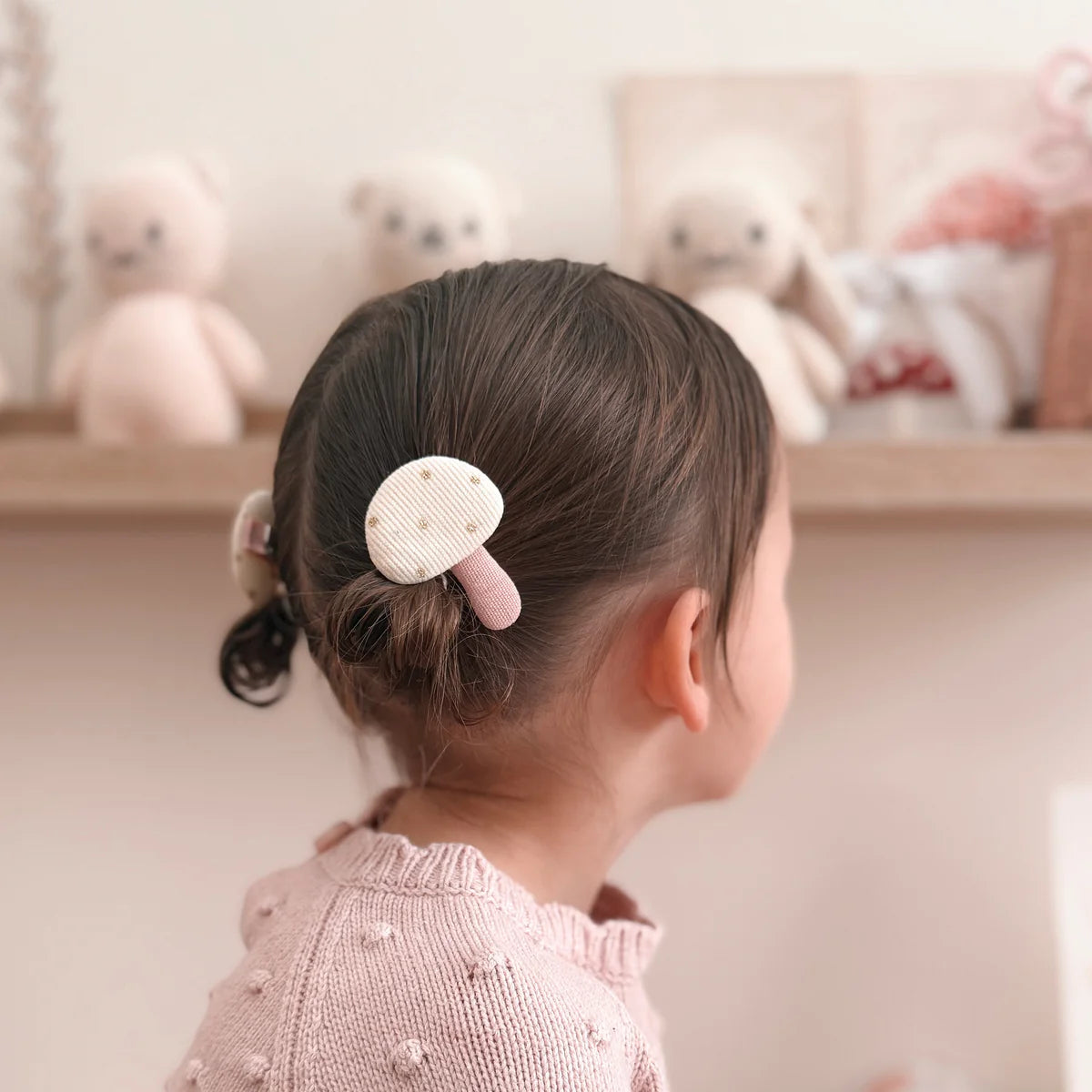 2 Pack Mushroom Clip | Whipped Pink