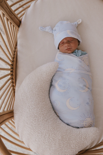 Swaddle Set | Celestial Blue