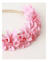 Flower Garland Headband | Pink