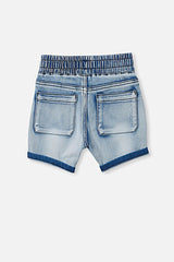 Jay Moto Short | Light Blue Wash