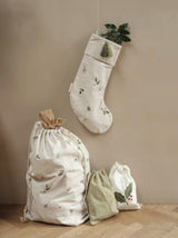 Hand Embroidered Christmas Stocking