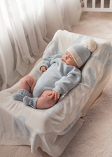 Knitted Booties | Sky Blue