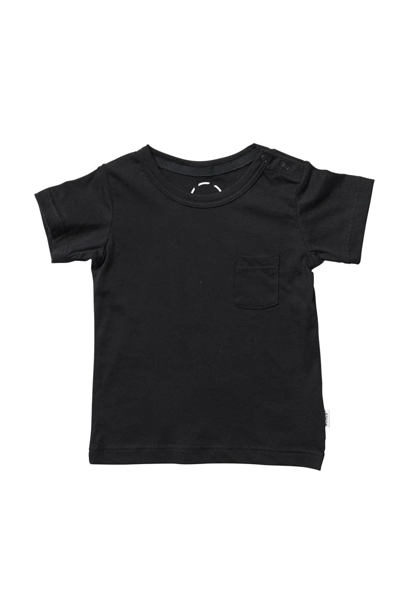 Kids Aussie Cotton Tee | Black