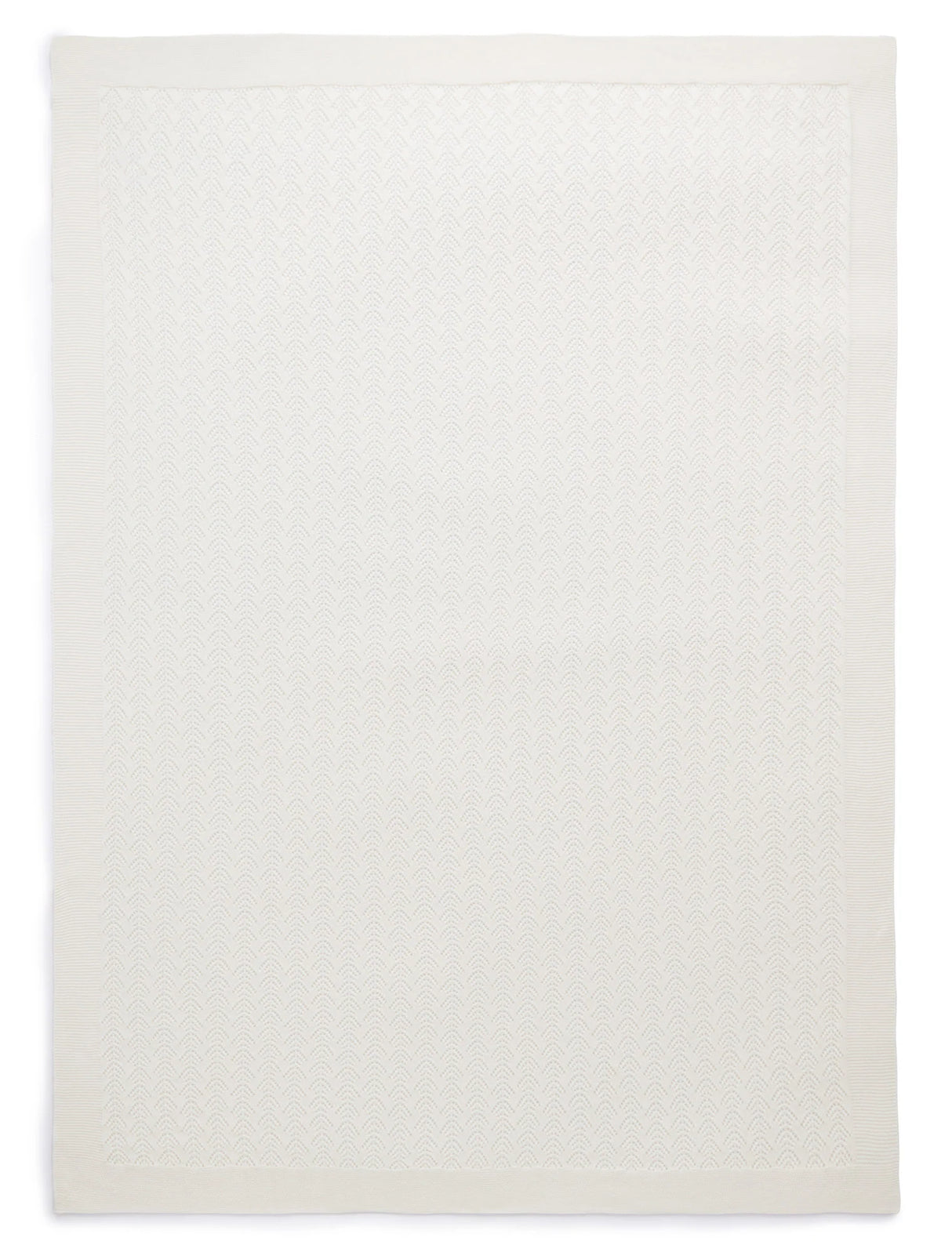 Heirloom Eyelet Blanket l Vanilla