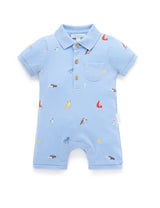 Polo Growsuit l Animal Fiesta Broderie
