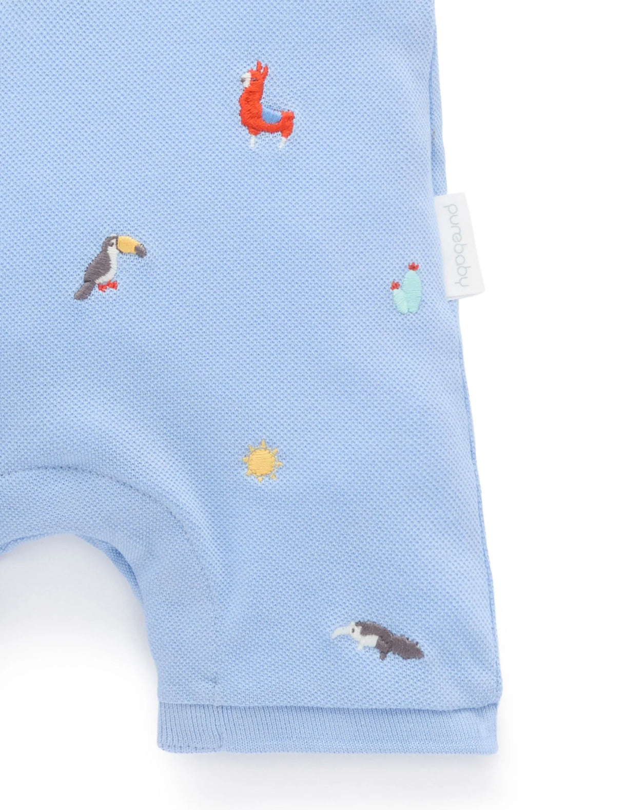 Polo Growsuit l Animal Fiesta Broderie