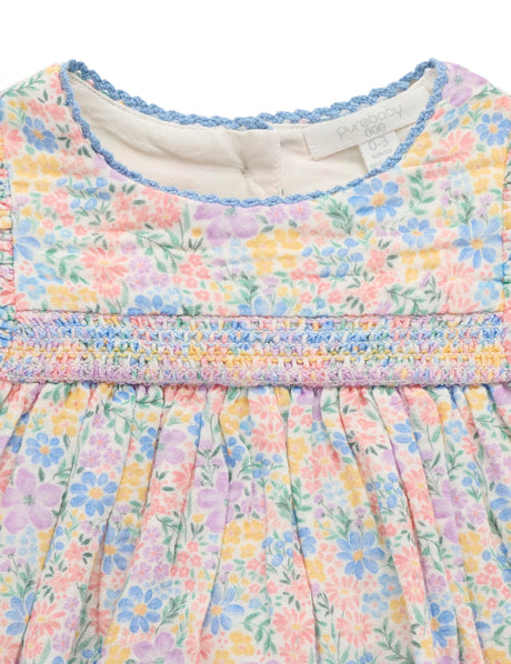 Smocked Dress l Isabella Print