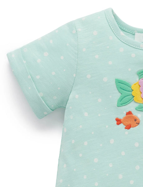 Fancy Fish Growsuit l Aloe Bubble Print