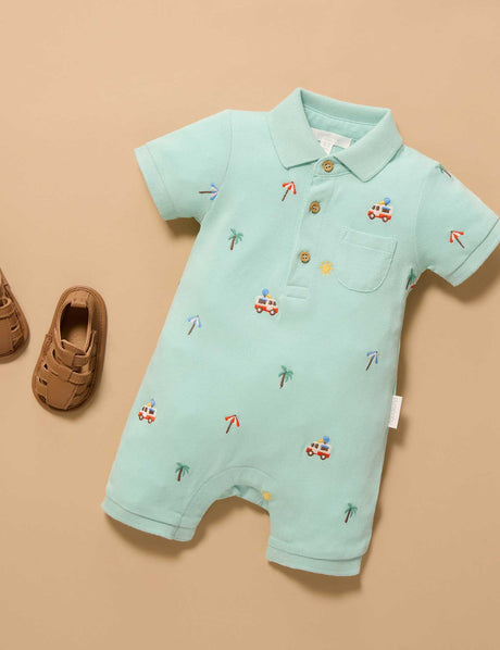 Polo Growsuit l Cancun Broderie