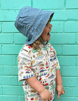 Denim Bucket Hat l Faded Denim