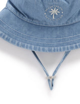 Denim Bucket Hat l Faded Denim