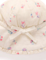 Ruffle Sun Hat l Marigold Print