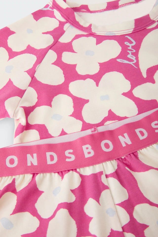 Kids L/S Sleep Set | Pink Love