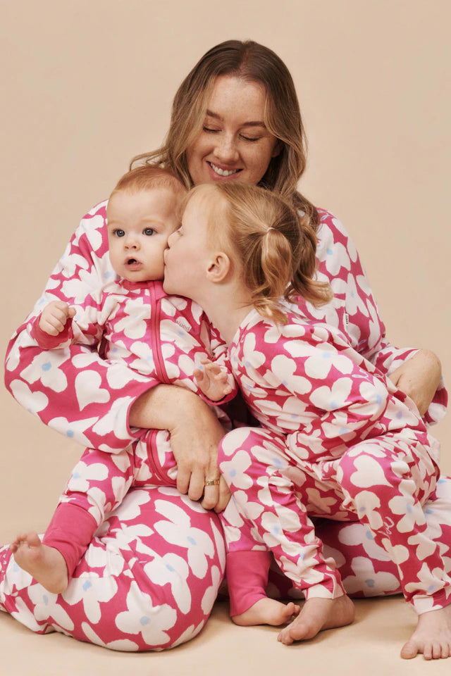 Kids L/S Sleep Set | Pink Love