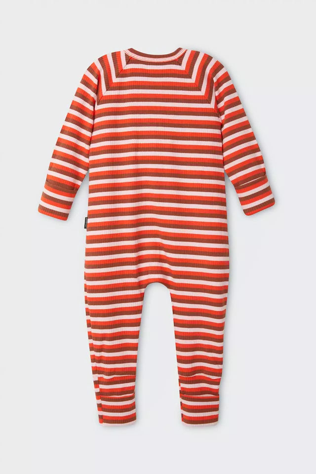 Wide Needle Rib Zippy | Triple Stripe Wide Needle Rib & Suga