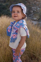 Baby Bucket Hat | Blossom Block Purple