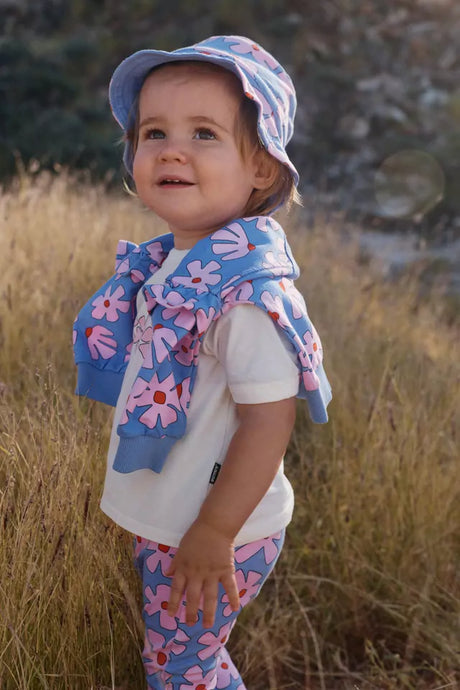 Baby Bucket Hat | Blossom Block Purple