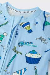 Zip Wondersuit | Birthday Kid Blue