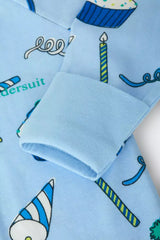 Zip Wondersuit | Birthday Kid Blue