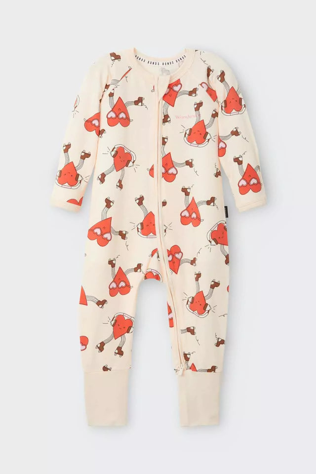 Zip Wondersuit | Heart Beats Red