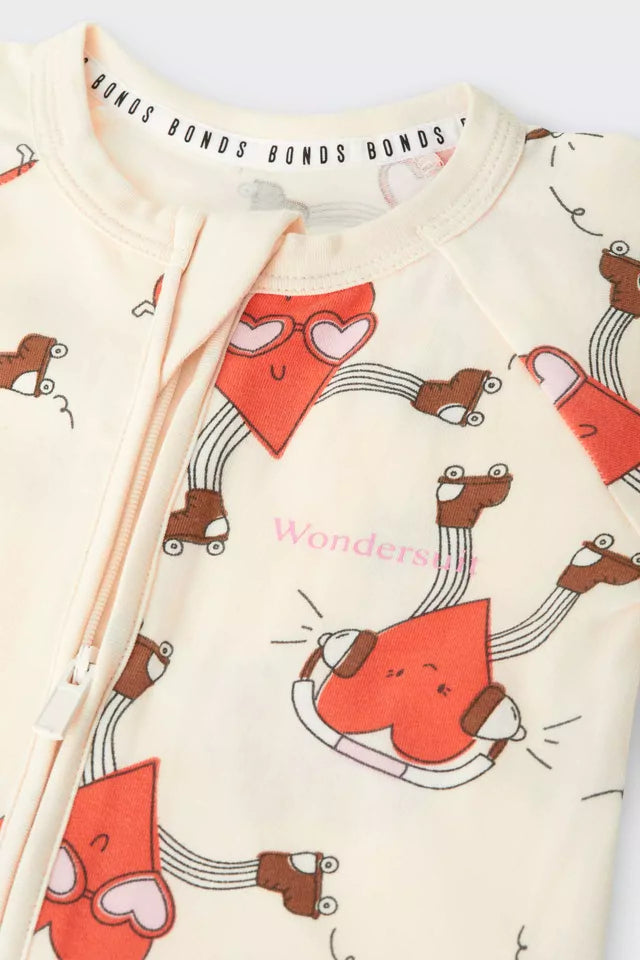 Zip Wondersuit | Heart Beats Red