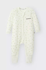 Poodlette Zip Wondersuit | Ditsy Dot Green