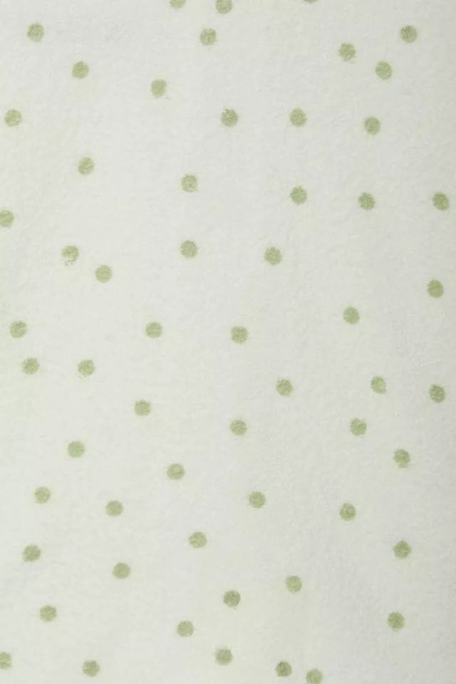 Poodlette Zip Wondersuit | Ditsy Dot Green