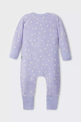 Poodlette Zip Wondersuit | Ditsy Dot Purple