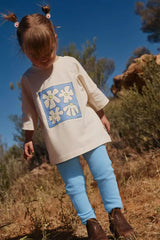 Kids Short Sleeve Drop Shoulder Tee